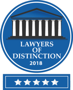 Lawyers of Distinction 2018 award