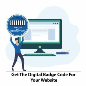 lawyers of distinction digital badge code