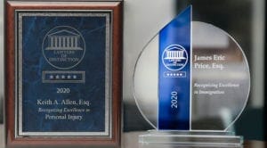 lawyers of distinction 2020 plaques