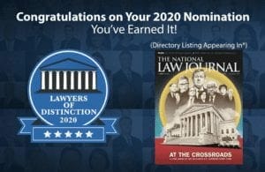 lawyers of distinction nominations national law journal