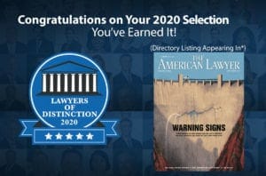 LOD 2020 congratulations the american lawyer